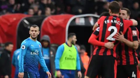 El Arsenal cae en Bournemouth El Arsenal cae en Bournemouth