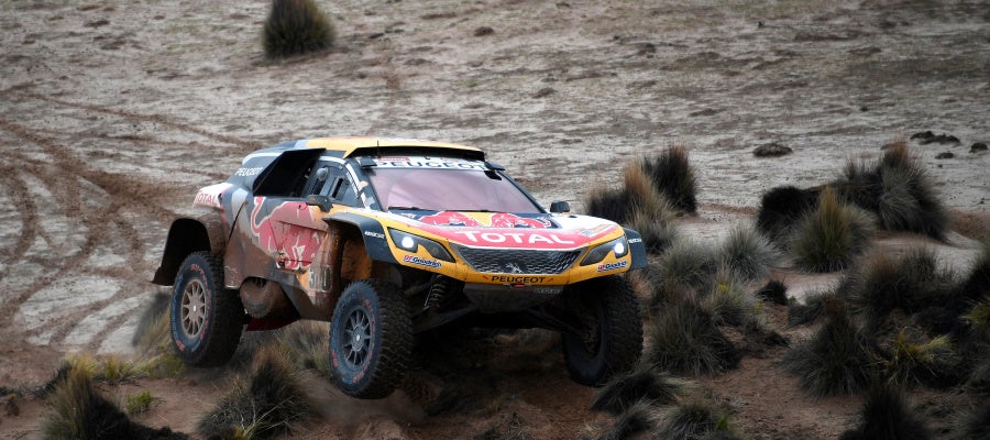 Peterhansel durante el Dakar Peterhansel durante el Dakar