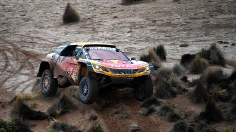 Peterhansel durante el Dakar