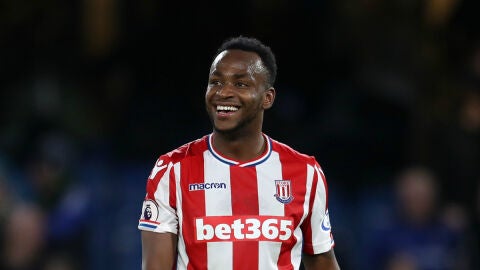 Berahino, con el Stoke