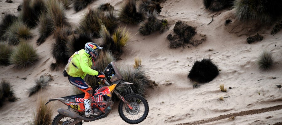 Antoine Meo durante el Dakar Antoine Meo durante el Dakar