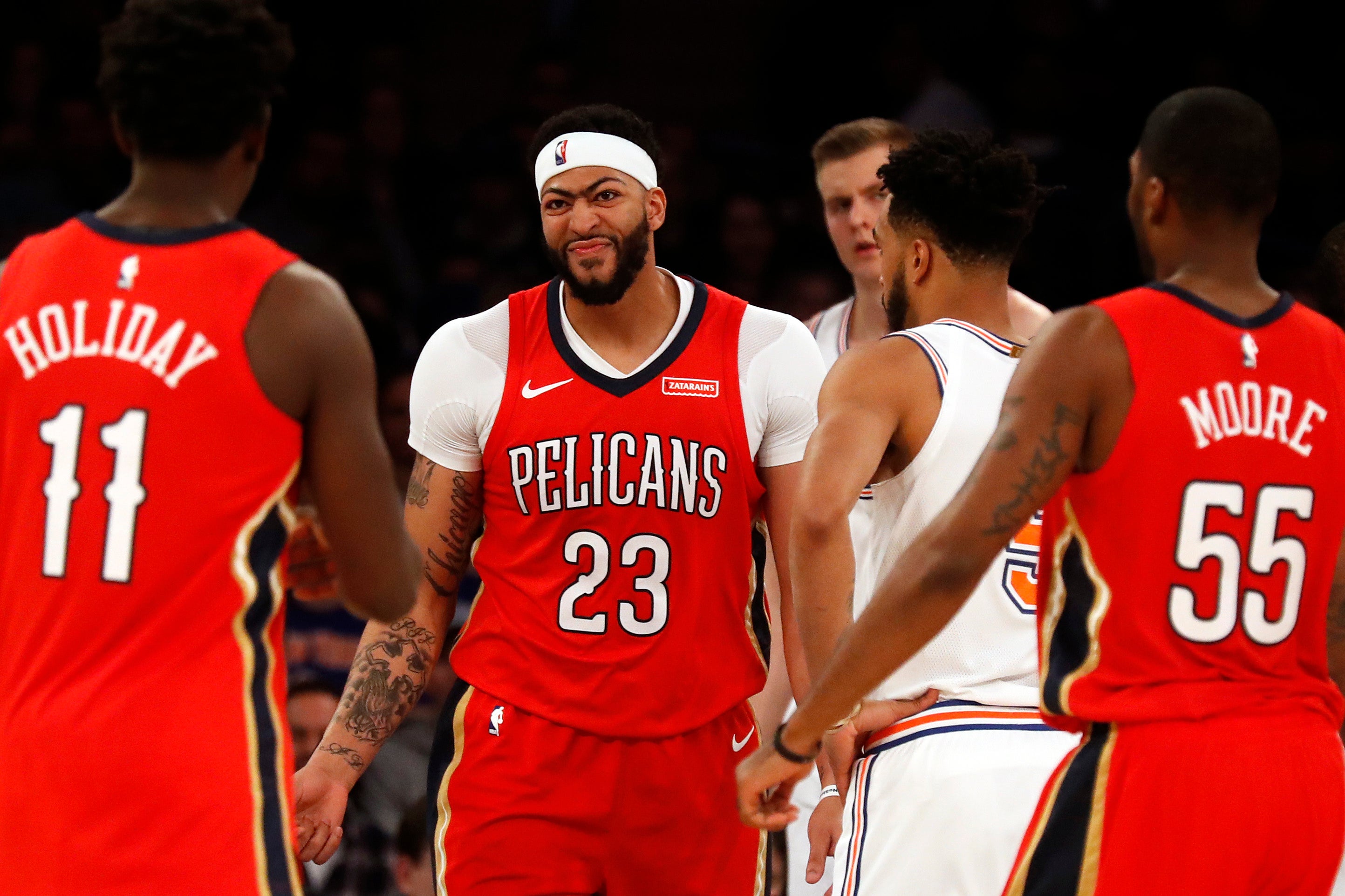 Anthony Davis se exhibe ante los Knicks de un Willy Hernangómez sin minutos Anthony Davis se exhibe ante los Knicks de un Willy Hernangómez sin minutos