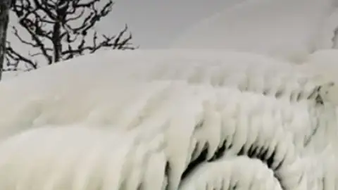 Hielo en el parabrisas Hielo en el parabrisas