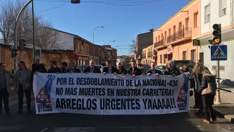 Plataforma N-430 manifestación