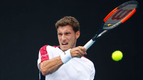 Pablo Carre&ntilde;o, durante su debut en el Open de Australia