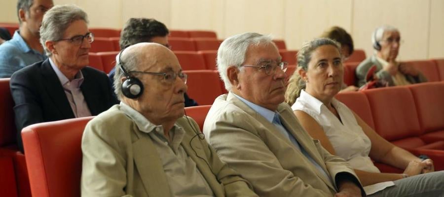 Félix Millet junto a Jordi Montull y Gemma Montull Félix Millet junto a Jordi Montull y Gemma Montull