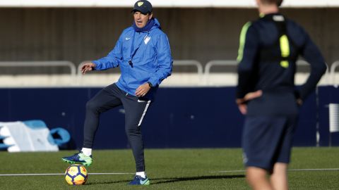 Jos&eacute; Gonz&aacute;lez, entrenador del M&aacute;laga 