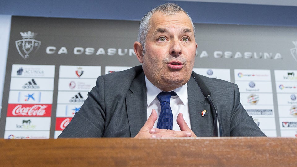 Fran Canal, Director General de Osasuna: "Tenemos atados a los canteranos con más peso en la plantilla para los próximos dos años". Fran Canal, Director General de Osasuna: "Tenemos atados a los canteranos con más peso en la plantilla para los próximos dos años".