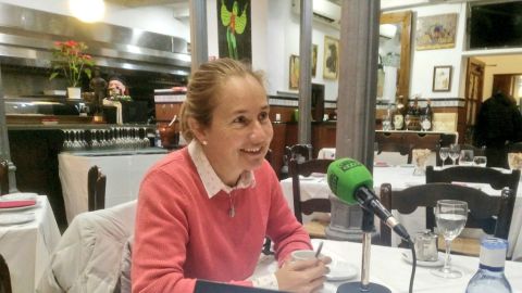 Carolina Navarro, jugadora de p&aacute;del, en Onda Deportiva M&aacute;laga 