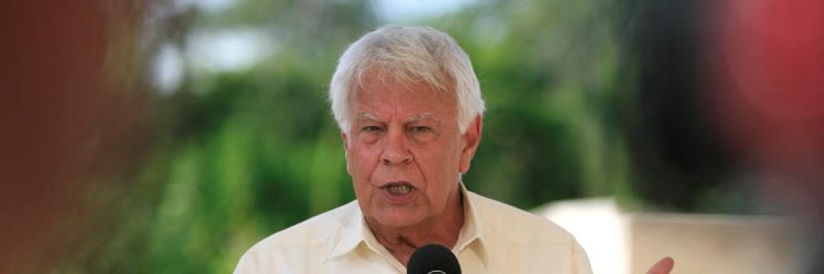 Felipe González: "A Maduro lo único que le queda es negociar cómo se va" Felipe González: "A Maduro lo único que le queda es negociar cómo se va"