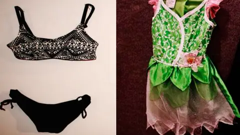 Exposición que muestra la ropa que llevaban varias mujeres cuando fueron agredidas Exposición que muestra la ropa que llevaban varias mujeres cuando fueron agredidas