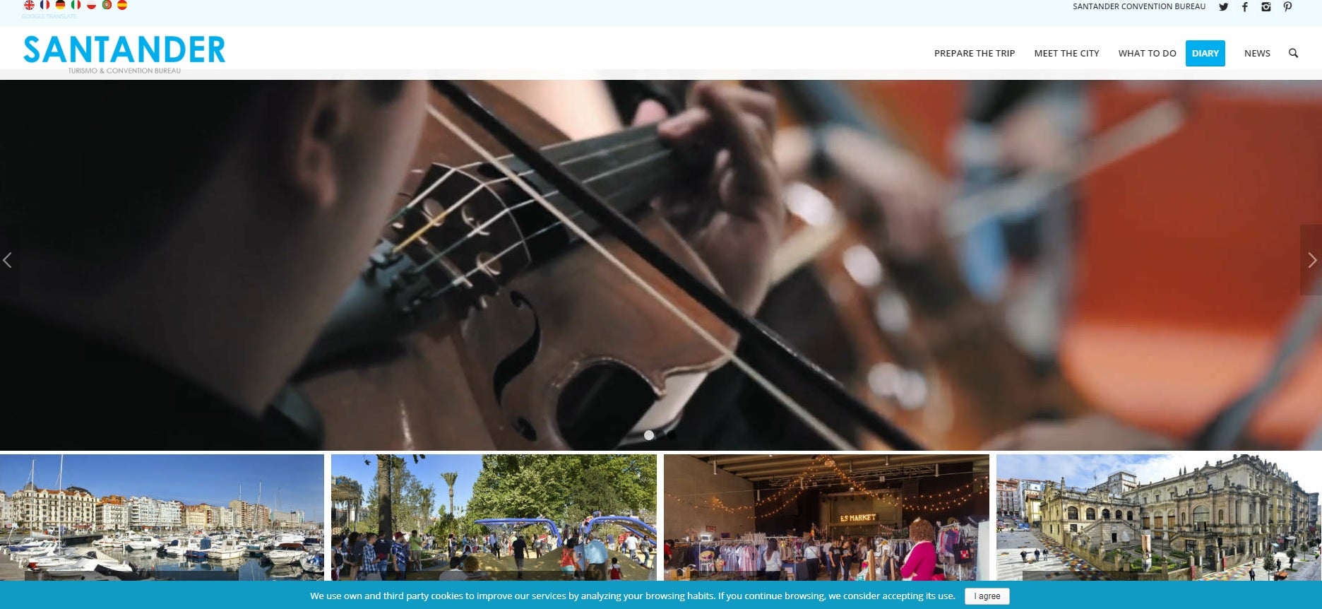 Polémica con la traducción de la página web de Turismo de Santander Polémica con la traducción de la página web de Turismo de Santander