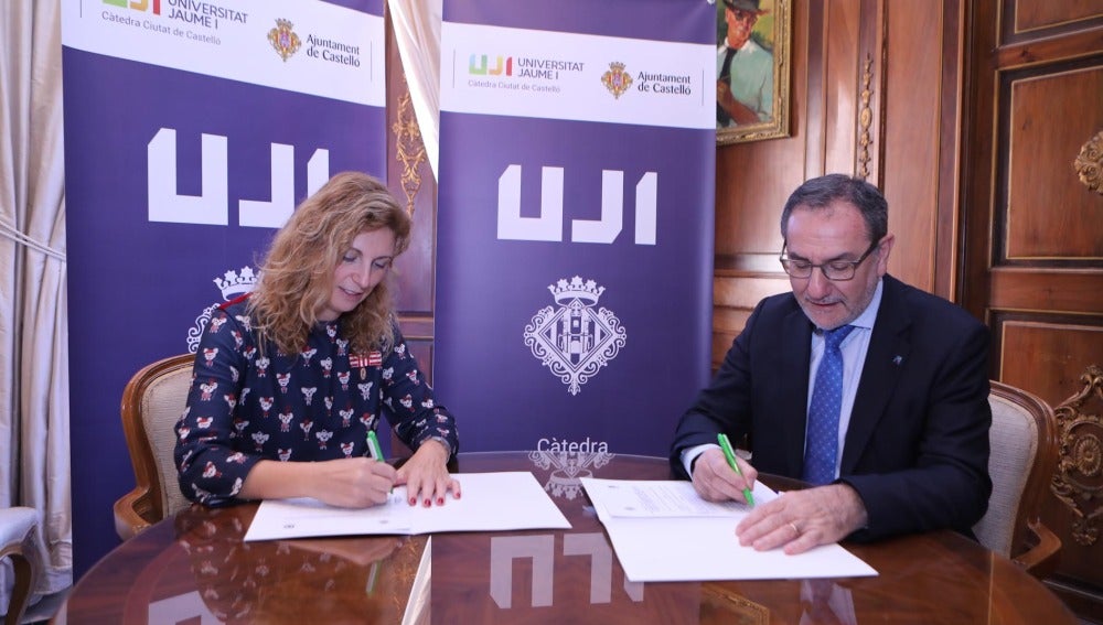 Firma convenio entre el Ayuntamiento de Castellón, y la Universitat Jaume I