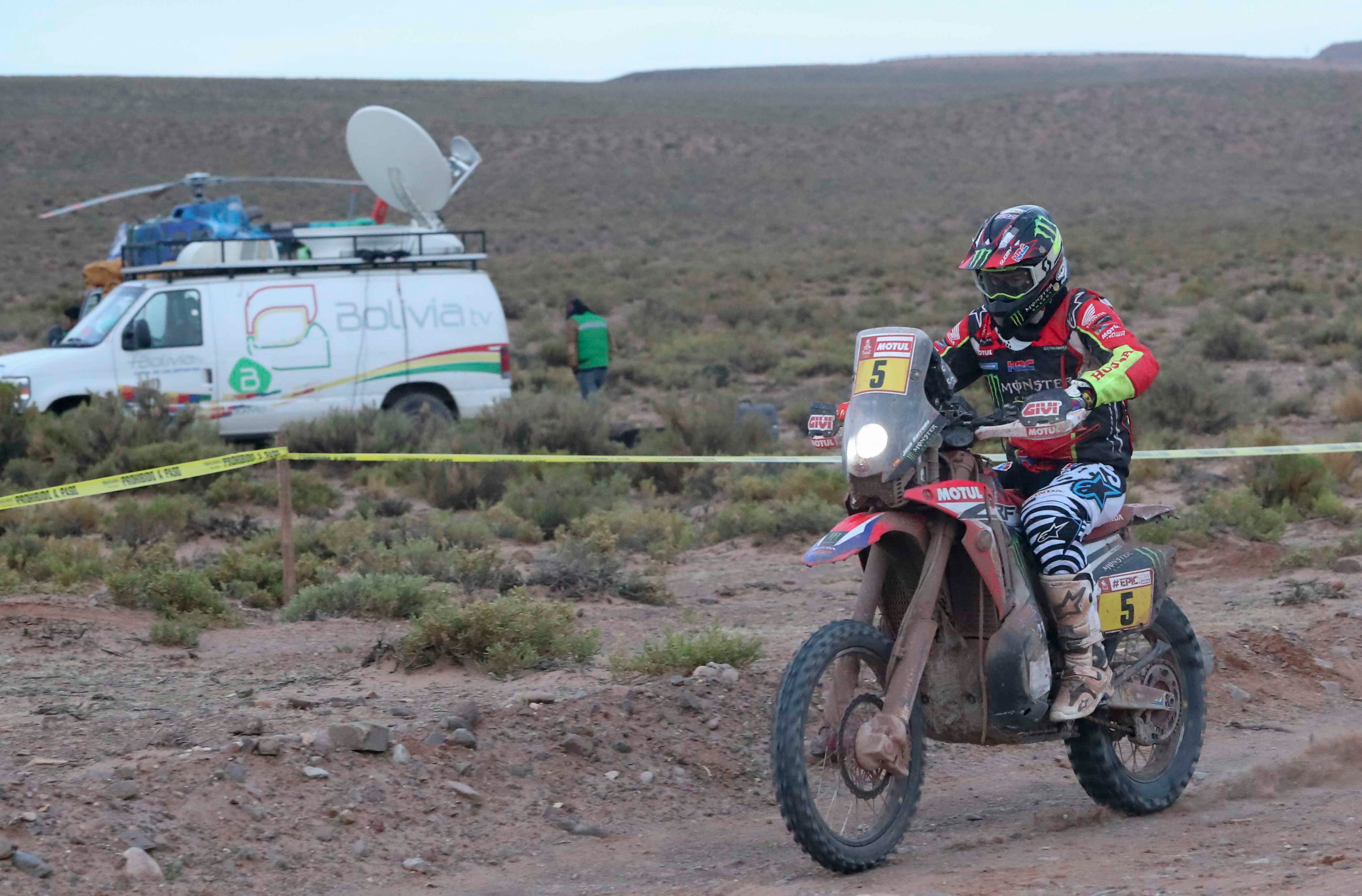 Joan Barreda abandona el Dakar en la undécima etapa Joan Barreda abandona el Dakar en la undécima etapa