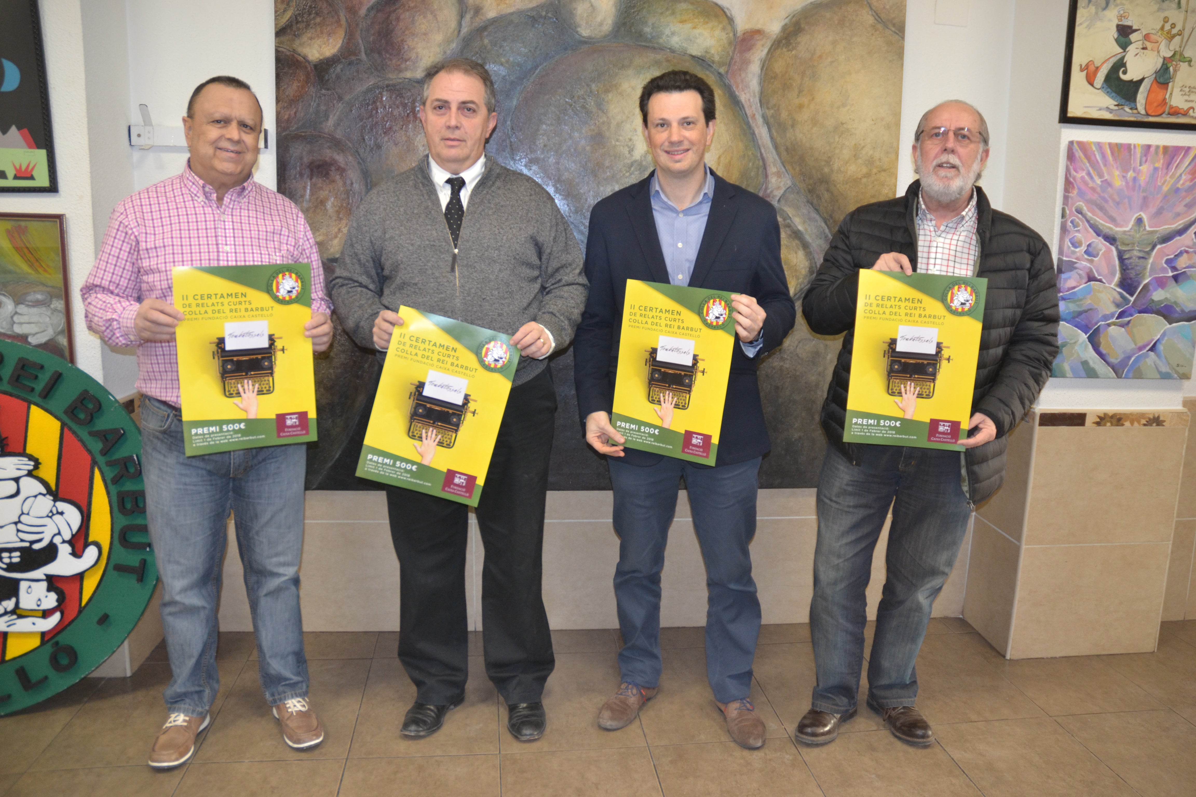 La Colla del Rei Barbut de Castellón convoca el II Certamen de Relatos Cortos La Colla del Rei Barbut de Castellón convoca el II Certamen de Relatos Cortos
