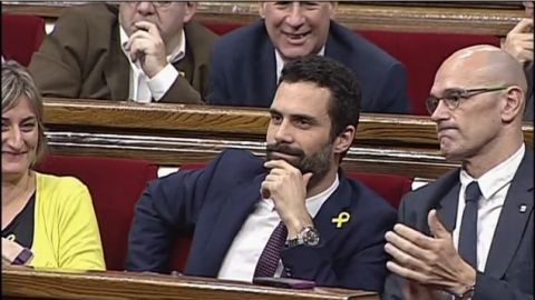 Roger Torrent, presidente del Parlament catal&aacute;n