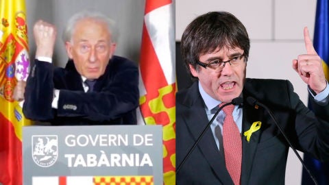 Albert Boadella y Carles Puigdemont