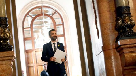 Roger Torrent, nuevo presidente del Parlament