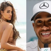 Verónica Valle y Lewis Hamilton Verónica Valle y Lewis Hamilton
