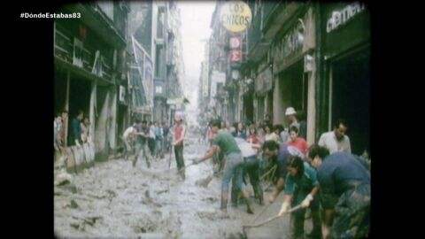 Inundaciones en Bilbao en 1983