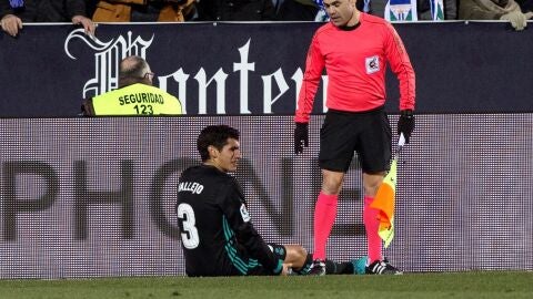 Vallejo, lesionado en el partido de Copa ante el Legan&eacute;s