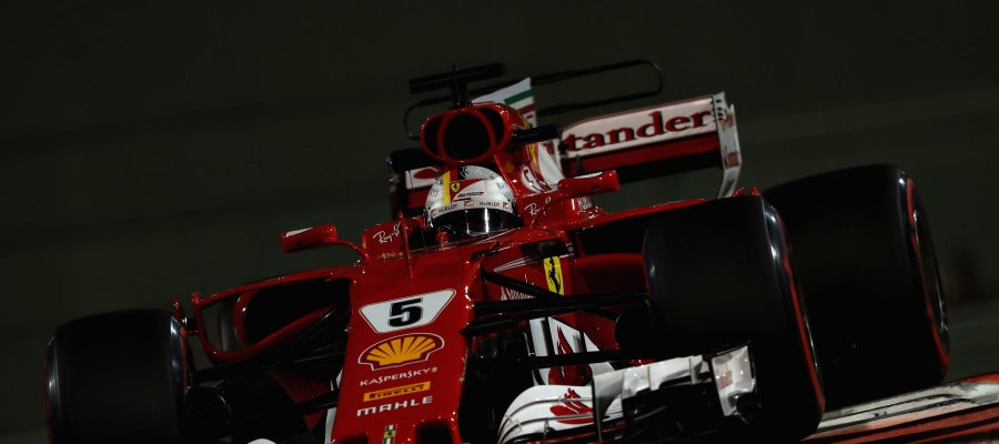 Sebastian Vettel, durante el GP de Abu Dabi de 2017 Sebastian Vettel, durante el GP de Abu Dabi de 2017