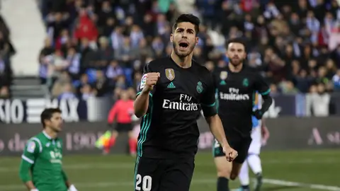 Marco Asensio celebra su gol con el Real Madrid Marco Asensio celebra su gol con el Real Madrid