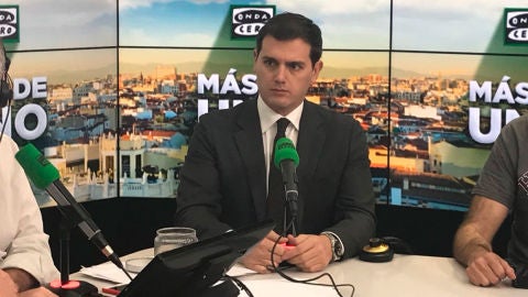 El l&iacute;der de Ciudadanos, Albert Rivera, en Onda Cero