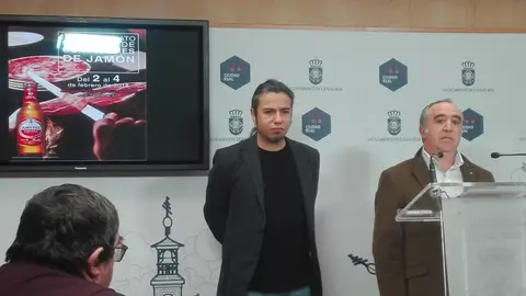 José Luis Herrera y José Manuel Morales durante la presentación del campeonato José Luis Herrera y José Manuel Morales durante la presentación del campeonato