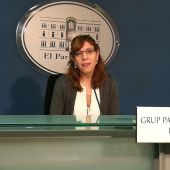 La portavoz adjunta de Podemos, Laura Camargo