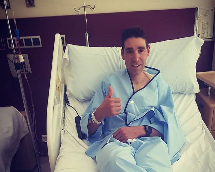 David Valero se fractura la clavícula izquierda y estará un par de meses de baja David Valero se fractura la clavícula izquierda y estará un par de meses de baja
