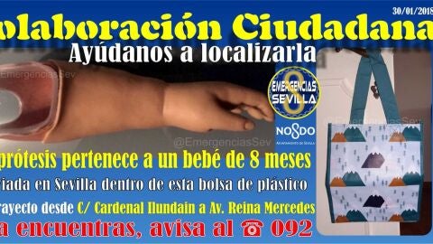 Pr&oacute;tesis extraviada en Sevilla