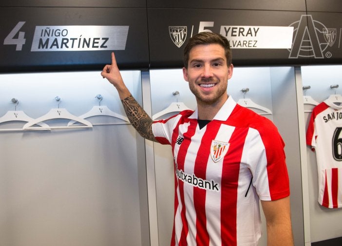 Íñigo Martínez, presentado con el Athletic: "El que más ha sufrido estos días he sido yo" Íñigo Martínez, presentado con el Athletic: "El que más ha sufrido estos días he sido yo"