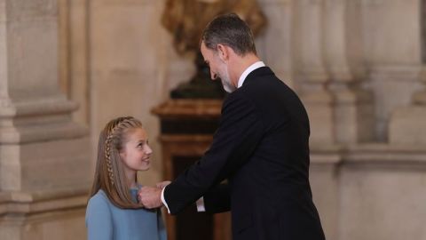 El Rey entrega a la Princesa de Asturias el Tois&oacute;n de Oro