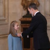El Rey entrega a la Princesa de Asturias el Toisón de Oro