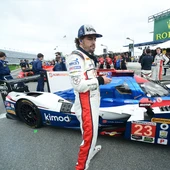 Fernando Alonso, durante las 24 horas de Daytona Fernando Alonso, durante las 24 horas de Daytona