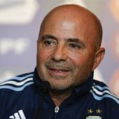 El seleccionador de Argentina, Jorge Sampaoli.