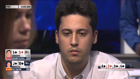 Adri&aacute;n Mateo, jugador espa&ntilde;ol de P&oacute;ker