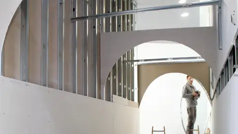 Obras de mejora en el museo ondense. OBRAS MUSEU ONDA