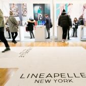 Expositores en una de las ediciones d ela feria 'Lineapelle Nueva York'