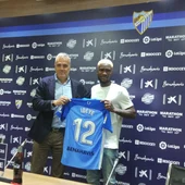 Ideye, nuevo jugador del Málaga CF Ideye, nuevo jugador del Málaga CF