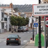 Vista de la entrada a Bobadilla, la localidad malagueña de Antequera