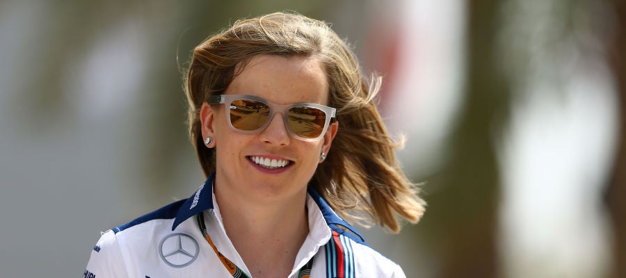 Susie Wolff, durante un Gran Premio Susie Wolff, durante un Gran Premio