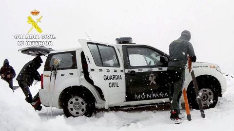 Nevada en el Parque Nacional de El Teide