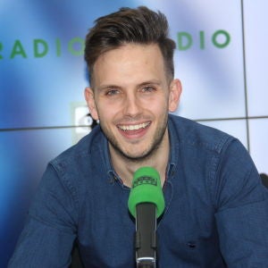 Gonzalo Palafox, en los estudios centrales de Radioestadio. 