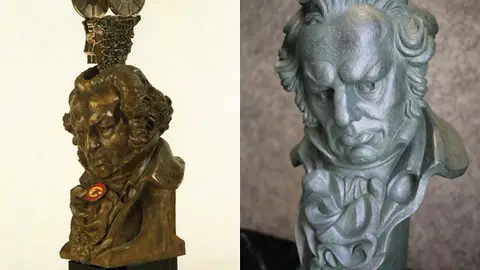 Los Premios Goya originales y su rediseño Los Premios Goya originales y su rediseño