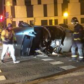 Accidente de los presuntos autores del alunizaje del bar Viena
