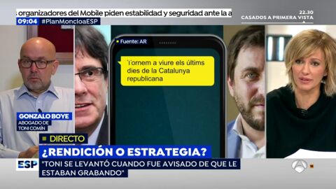 Gonzalo Boye en una entrevista en Espejo P&uacute;blico