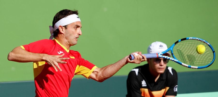 Albert Ramos, en acción ante Broady Albert Ramos, en acción ante Broady
