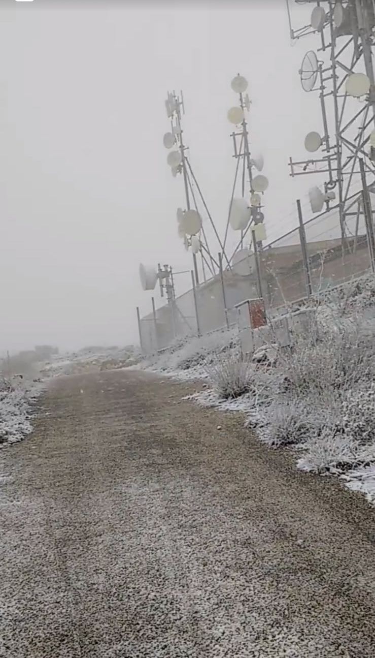 La nieve llega a la sierra de Crevillent La nieve llega a la sierra de Crevillent